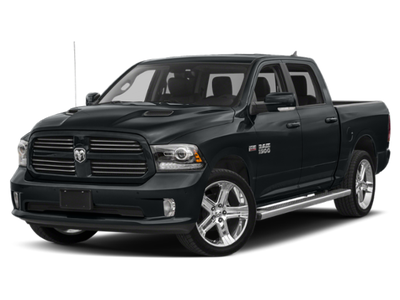 2018 RAM 1500 Sport Crew Cab 4WD w/Leather & NAV