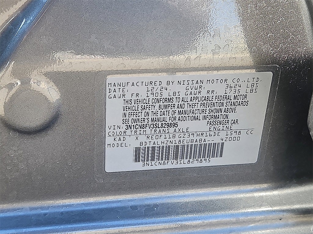 2025 Nissan Versa 1.6 SR