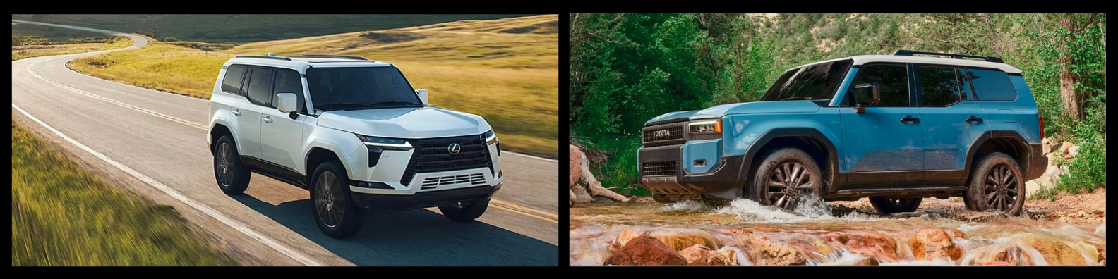 2024 Lexus GX vs 2024 Toyota Land Cruiser